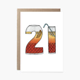 Twenty-First Cocktail - 21st Birthday Card