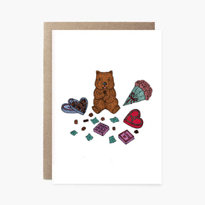 Wombat's Valentine - Valentine's Day Card