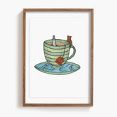 WA Teacup - Art Print