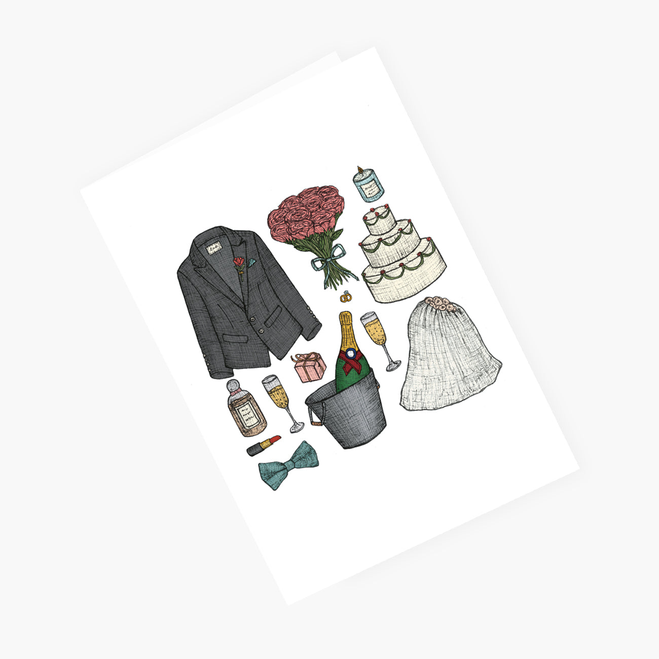 Wedding Keepsakes - Congratulations Wedding Card