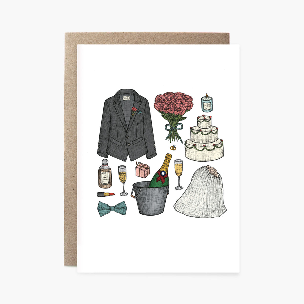 Wedding Keepsakes - Congratulations Wedding Card