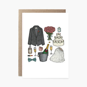 Wedding Keepsakes - Congratulations Wedding Card