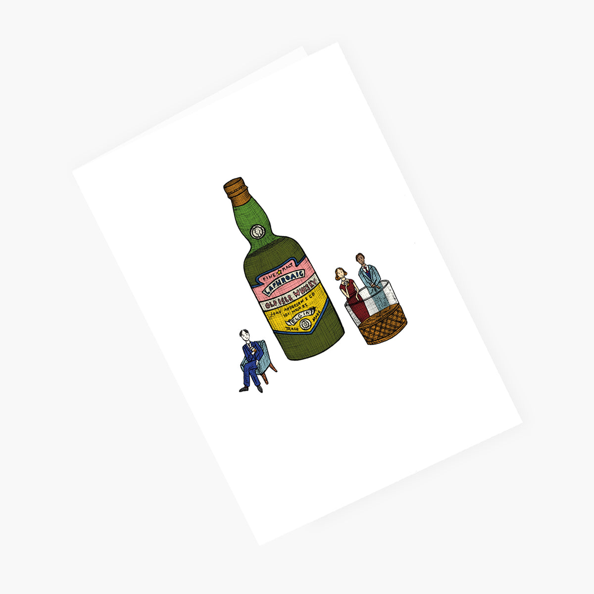 Whisky O'Clock - Greeting Card