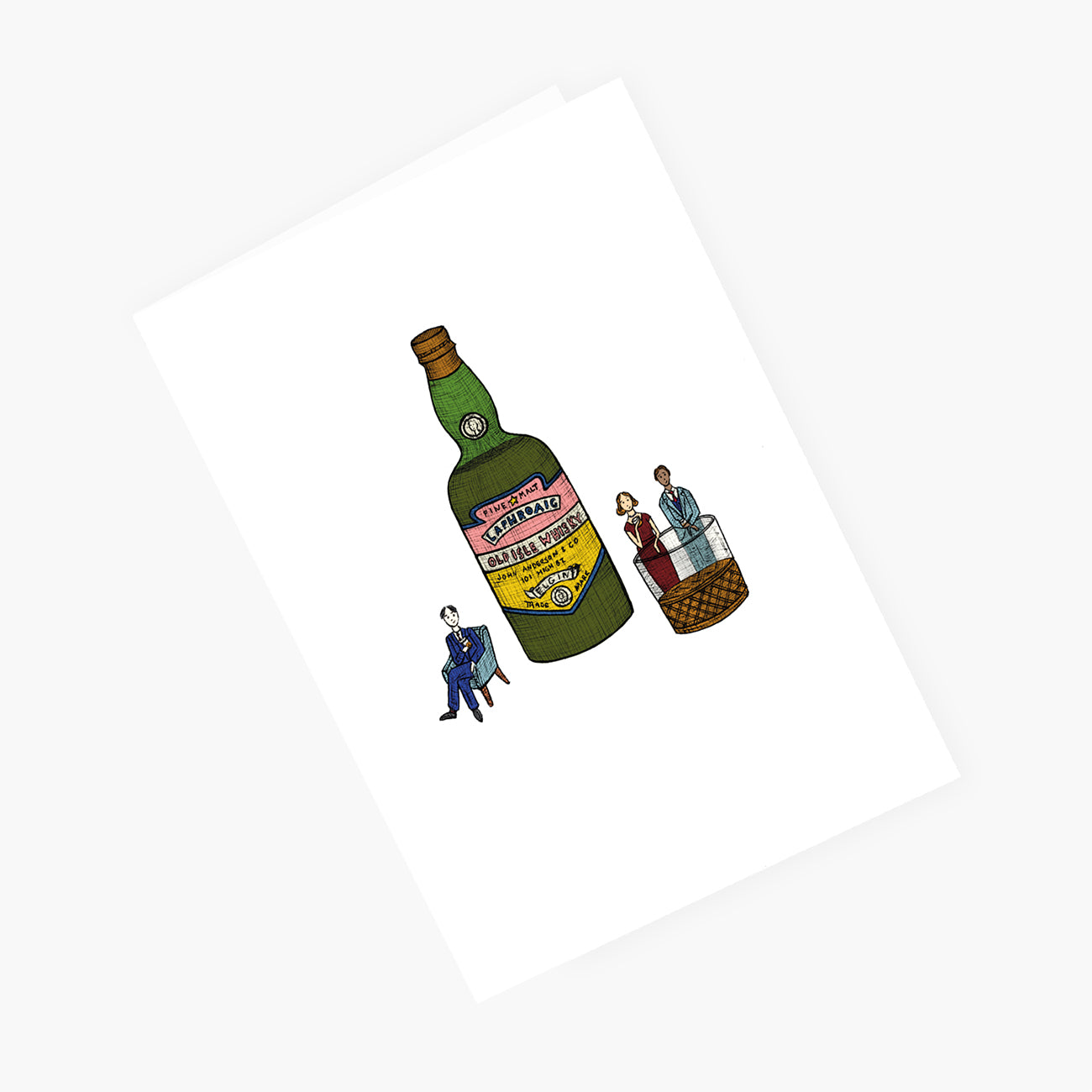 Whisky O'Clock - Greeting Card