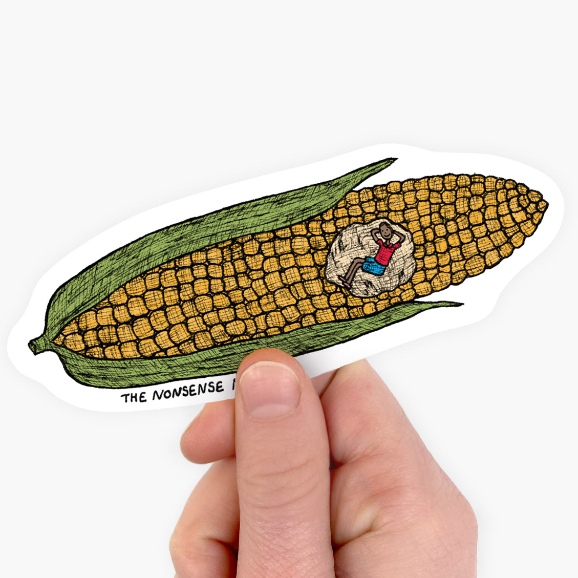 Corn Sticker - Vinyl Stickers