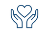 Could you use the hands with a heart instead