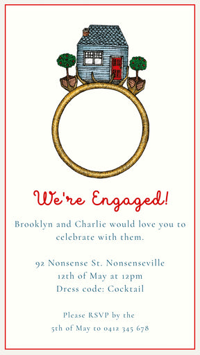 Engagement House - Digital Invitation