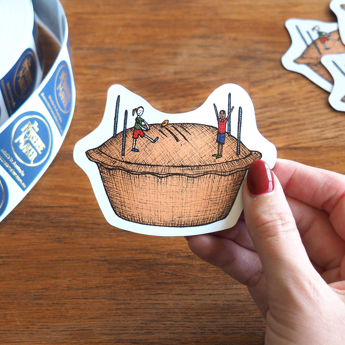 Meat Pie - Australian Magnets