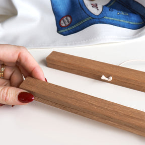 Tea Towel Frame - Natural Wood