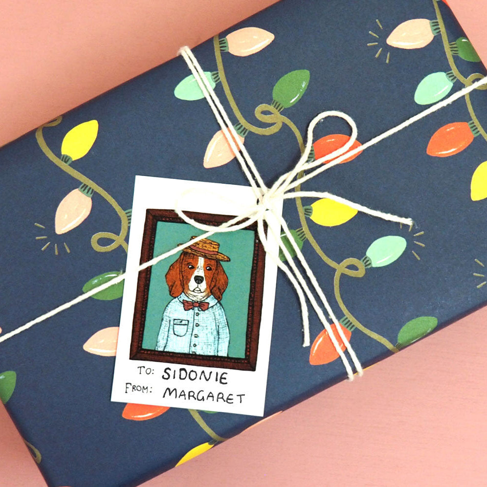 Animal Portrait Gift Tags