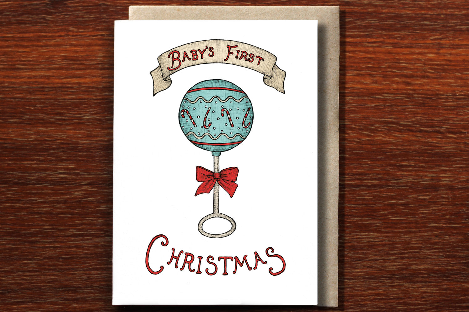 Baby's First Christmas - Christmas Card