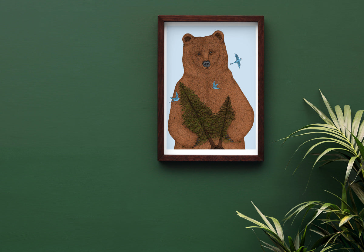 The Bear Who Left - Art Print