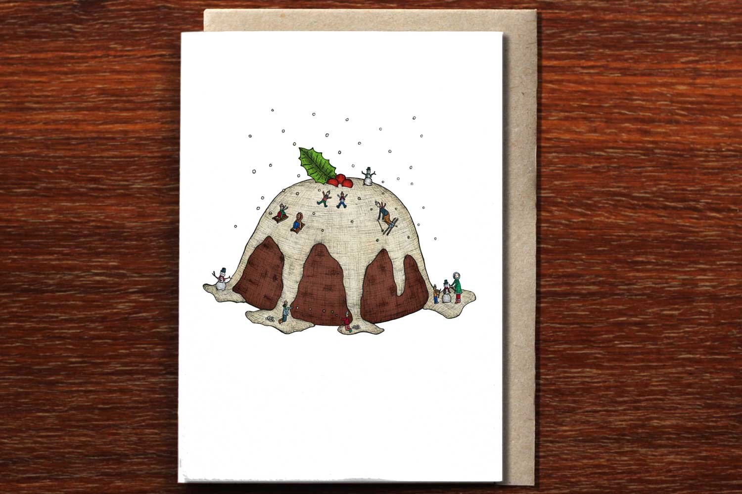 Christmas Pudding - Christmas Card