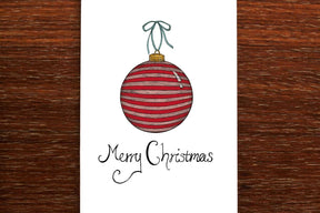 Christmas Bauble - Christmas Card