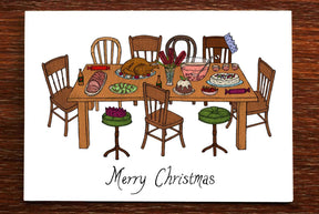 Christmas Lunch - Christmas Card