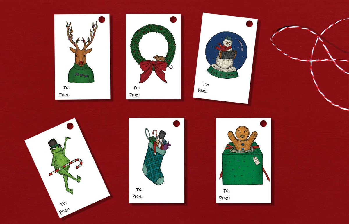 Quirky Christmas Gift Tags