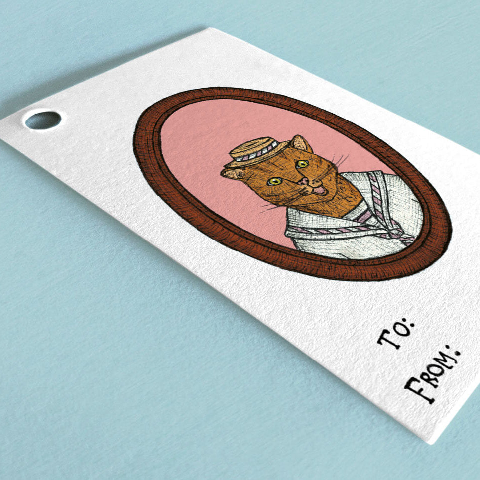 Animal Portrait Gift Tags