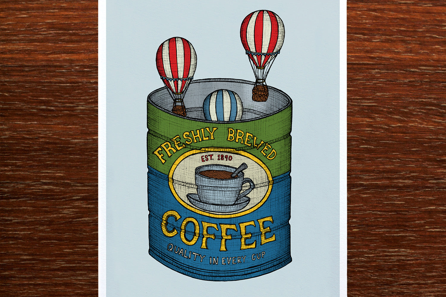 Coffee Tin - Art Print