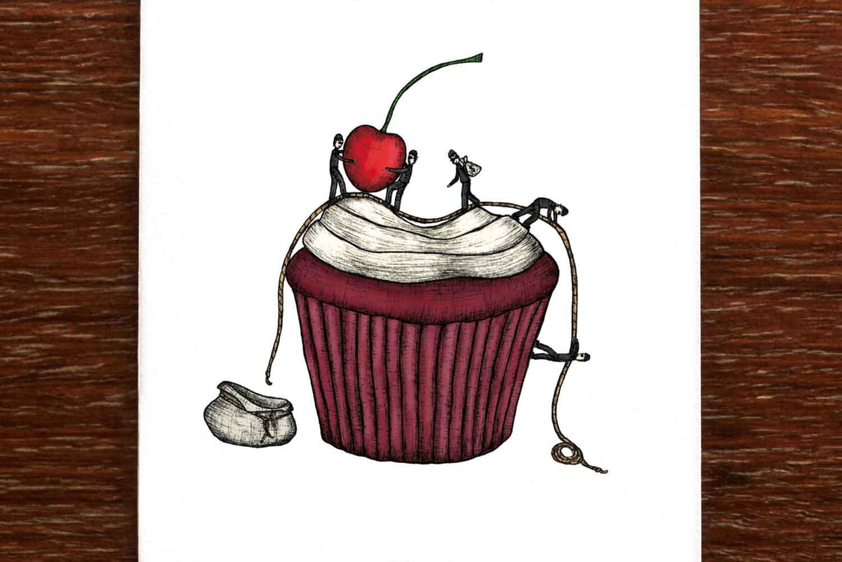 Cupcake Burglars - Greeting Card
