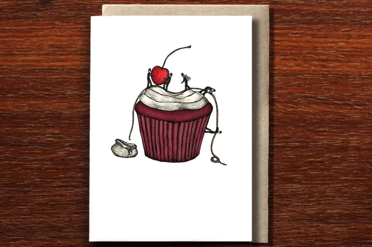 Cupcake Burglars - Greeting Card