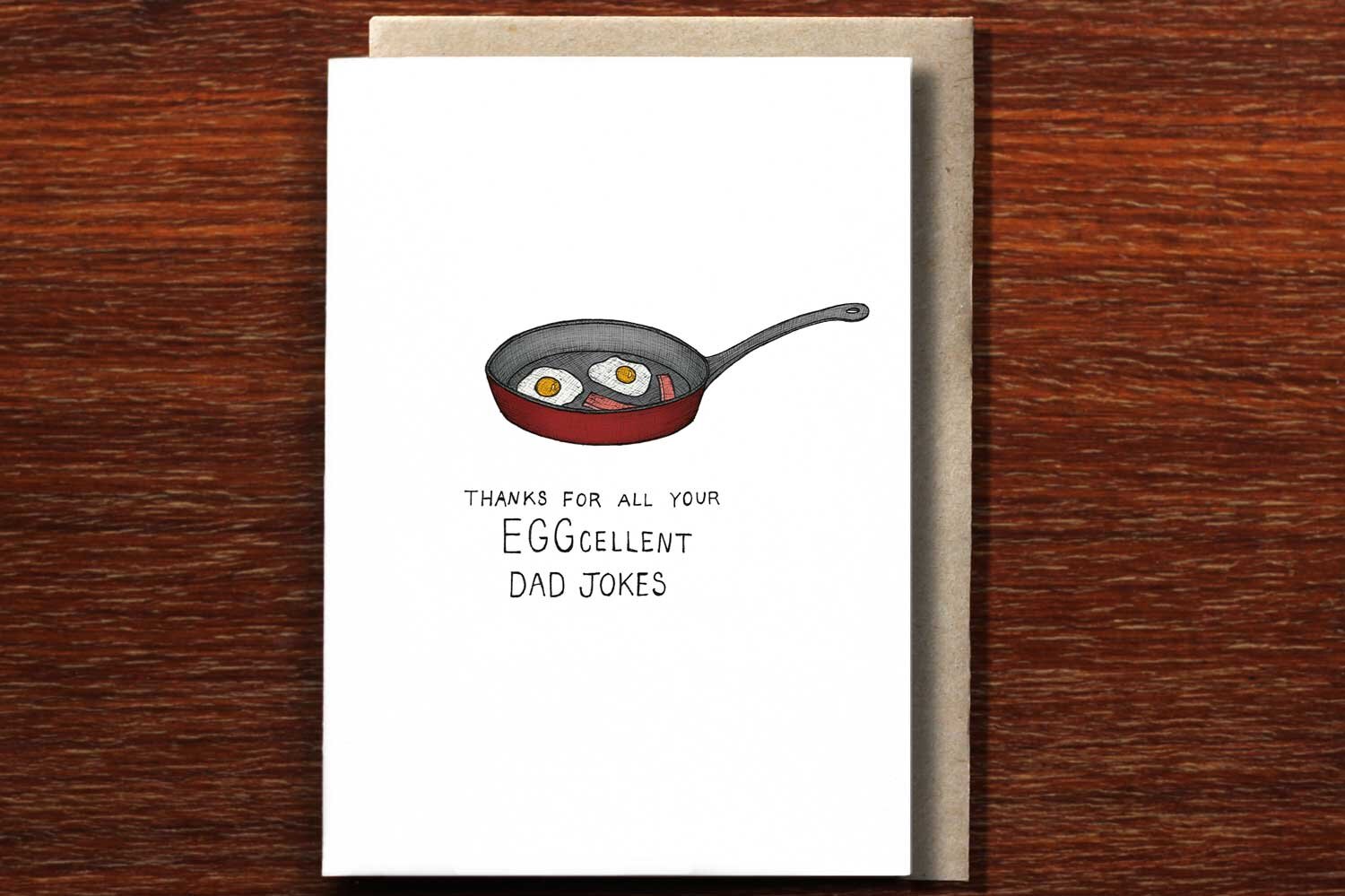 Eggcellent Dad - Father's Day Card