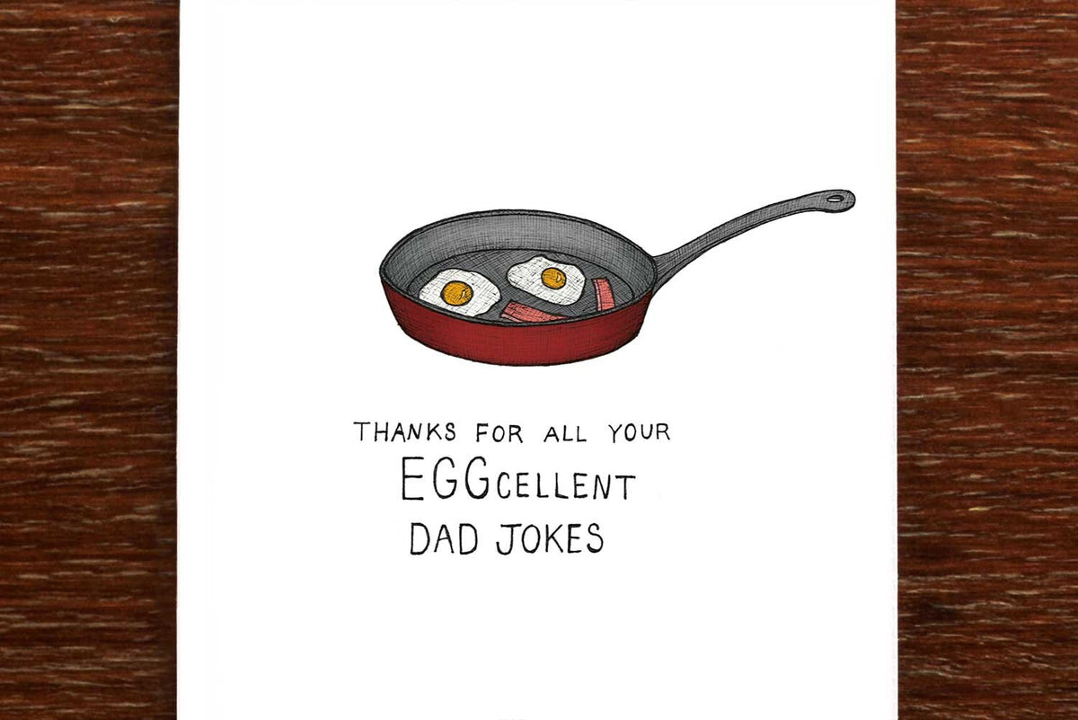 Eggcellent Dad - Father's Day Card