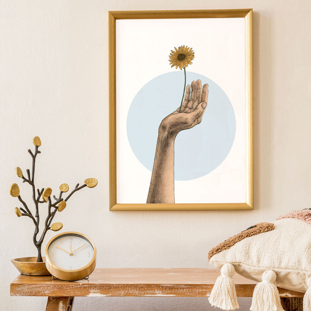 Daisy in My Hand - Limited Edition Art Print