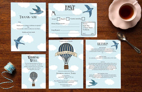 Birds &amp; Balloons - Wedding RSVP