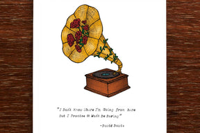 Gramophone - Greeting Card