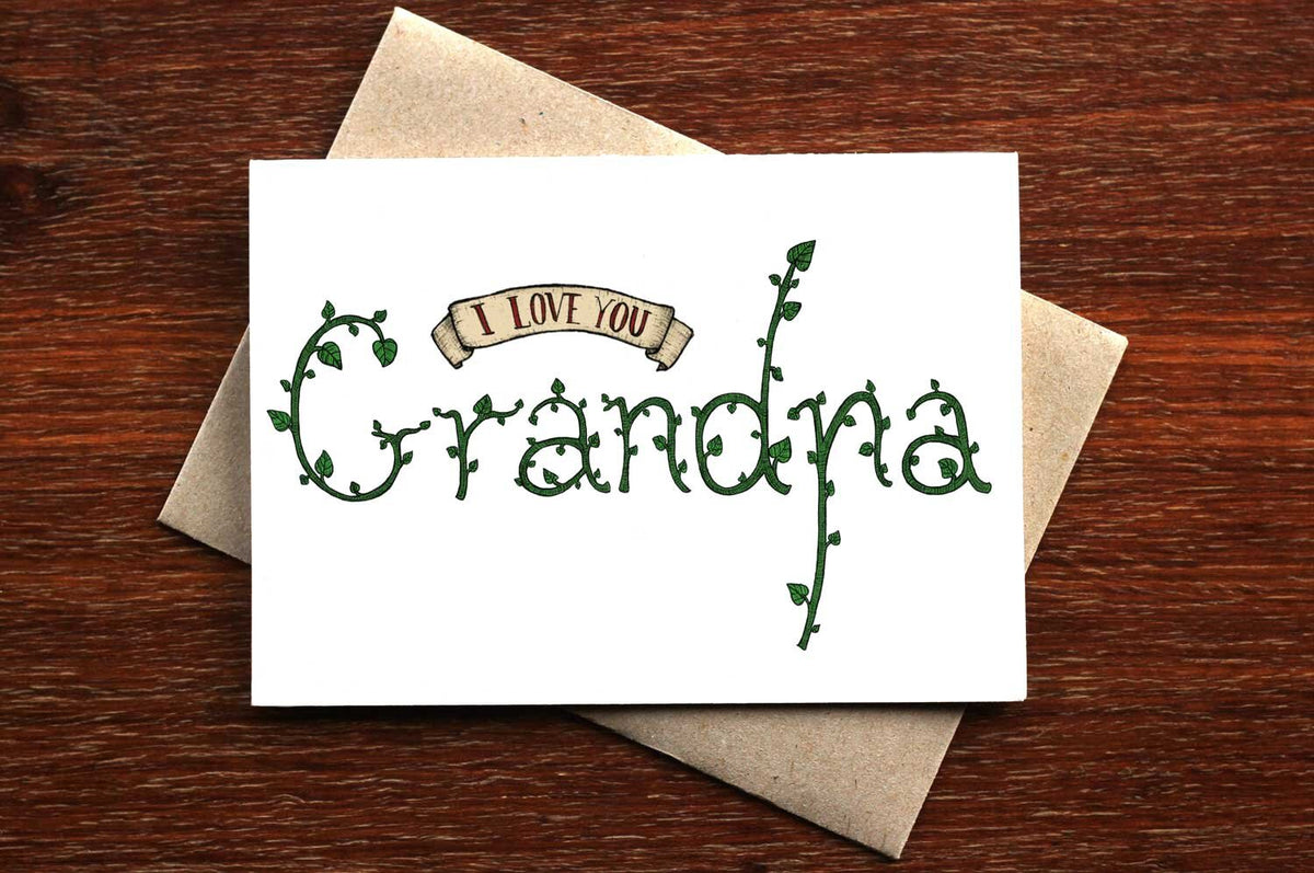 I Love You Grandpa - Greeting Card