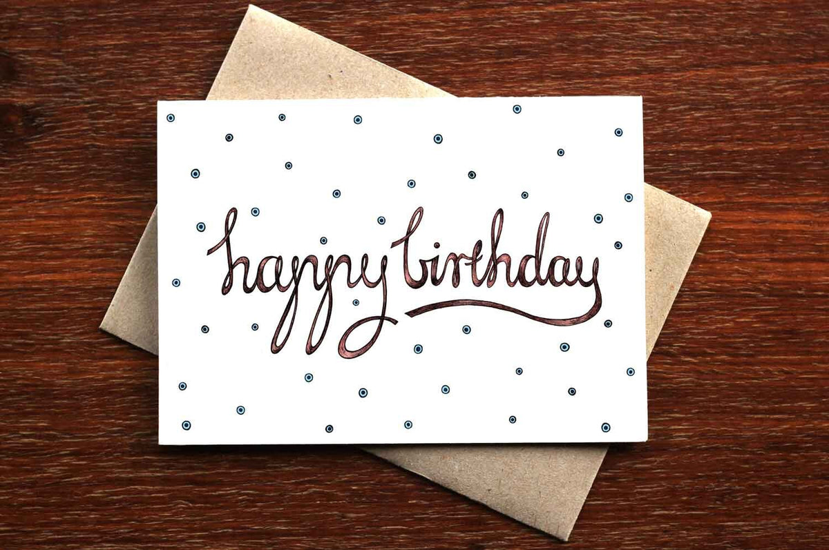 Happy Birthday Spots - Birthday Card