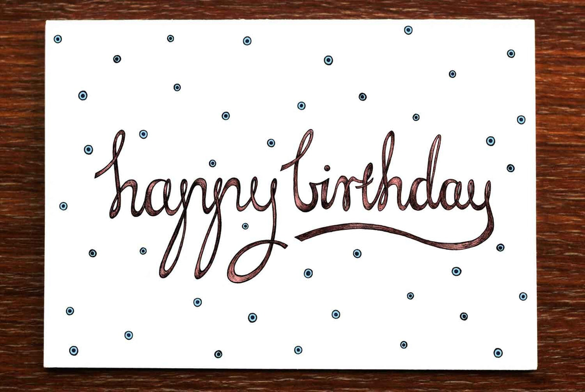 Happy Birthday Spots - Happy Birthday Card