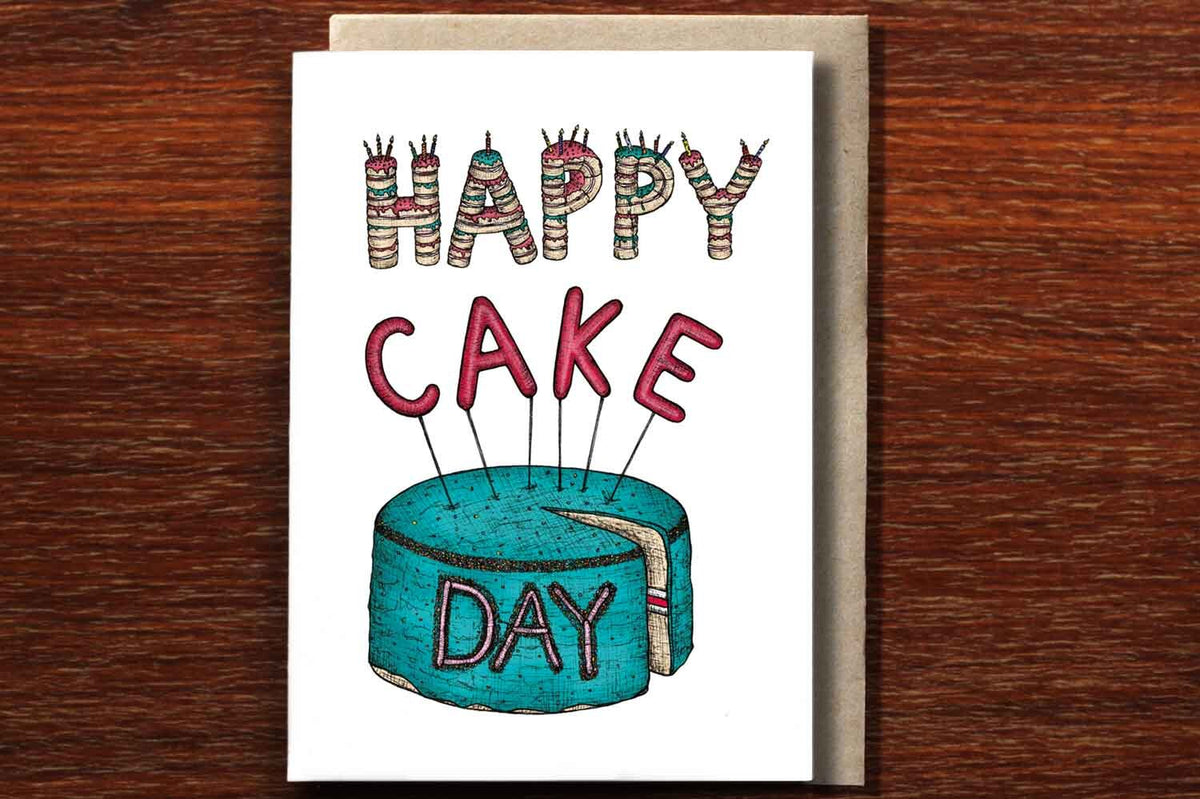 Happy Cake Day - Birthday Card