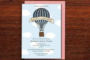 Birds &amp; Balloons - Wedding Invitation