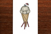 Ice Cream Date - Loving Card