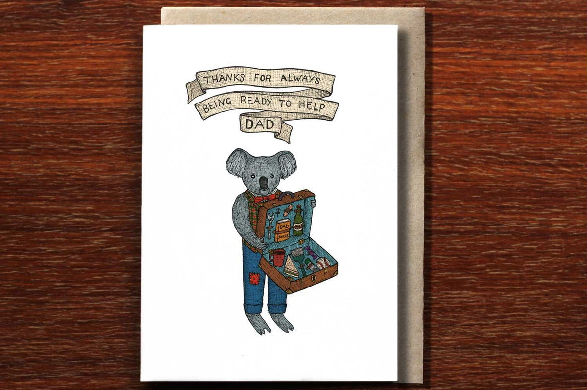 Koala Dad - Father's Day Card