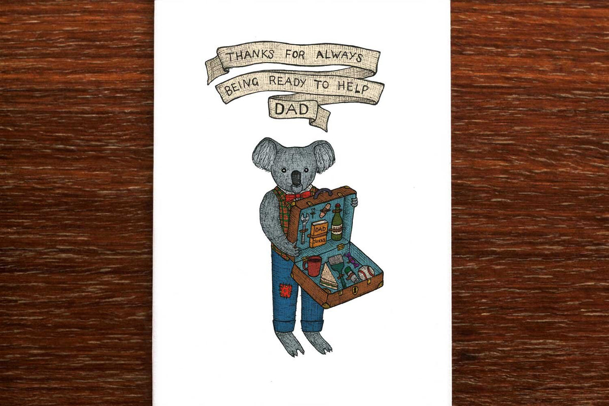 Koala Dad - Father's Day Card