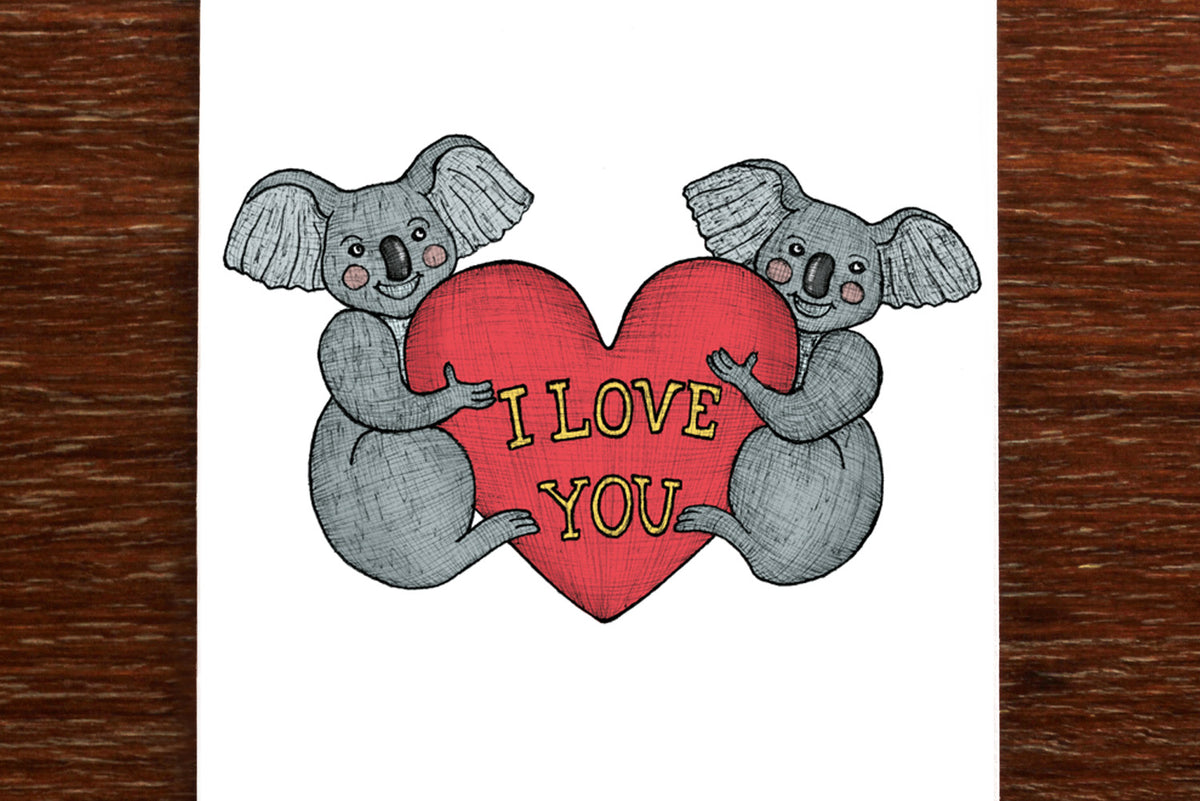 Koala Love - Loving Card