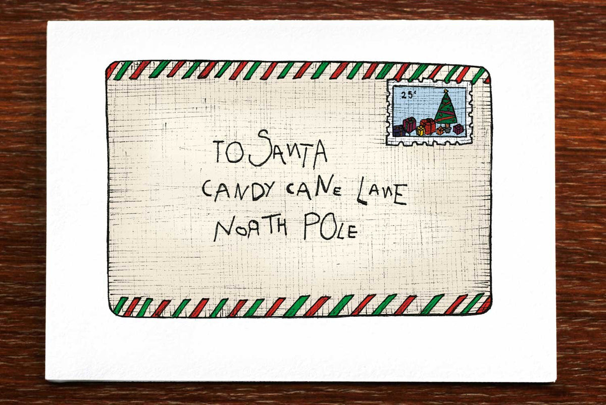 Letter to Santa - Christmas Card