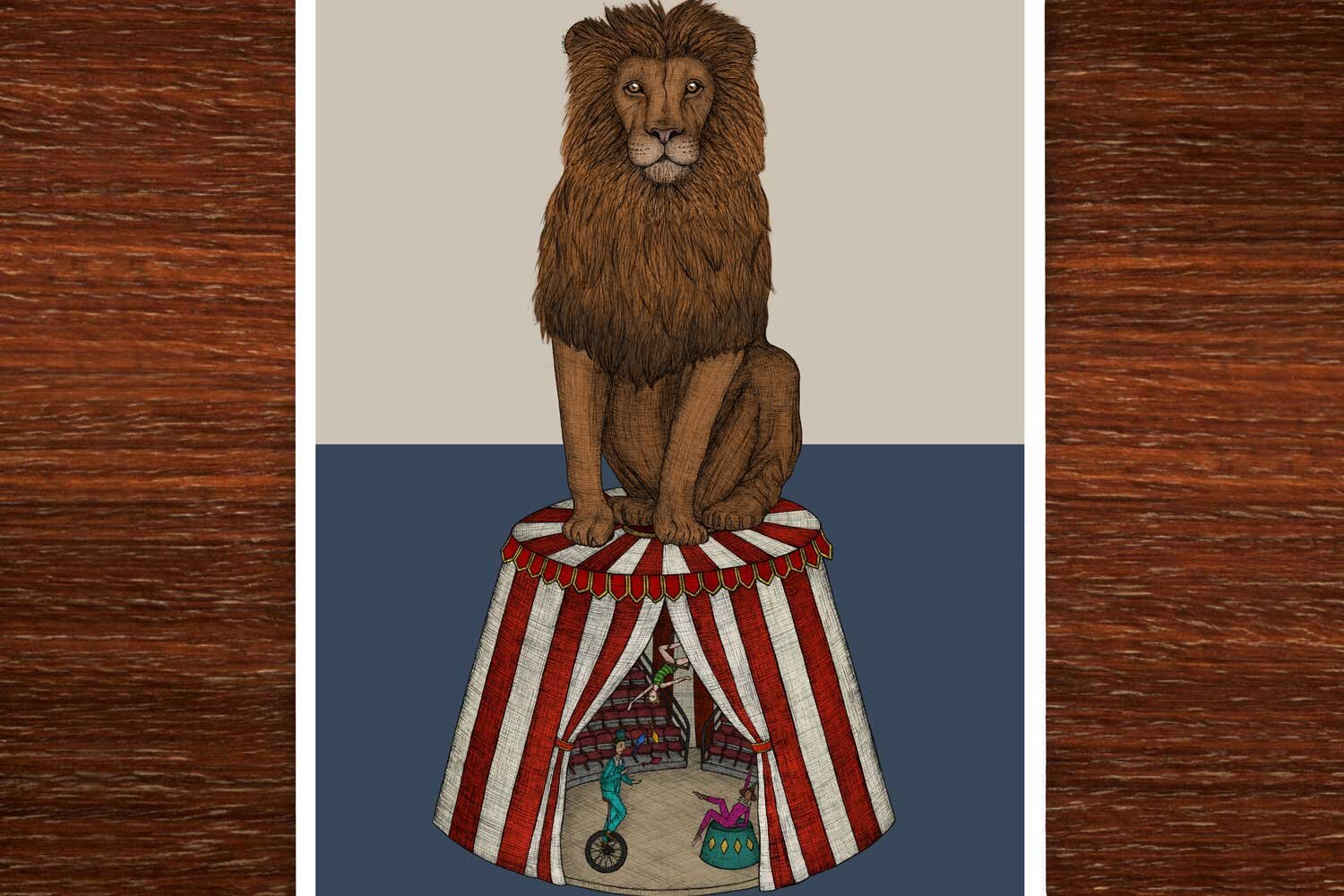 The Lion's Circus - Art Print