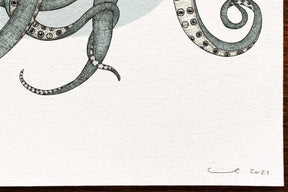 The Octopus has Eyes - Art Print
