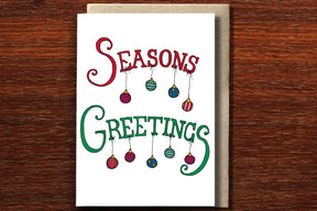 Seasons Greetings - Christmas Card