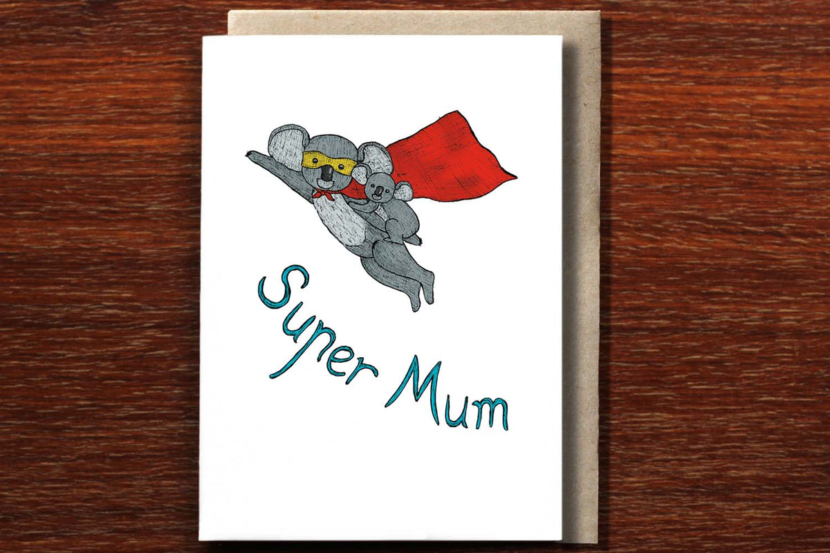 Super Mum - Australian Mother's Day Card