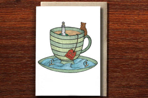 Teacup of W.A - Greeting Card