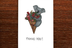 Thanks Koala - Australian Greeting Card