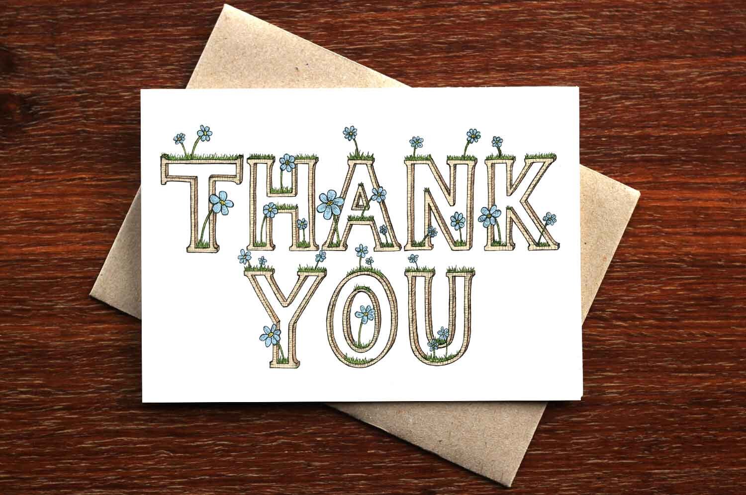 Thank You Daisies - Thank You Greeting Card