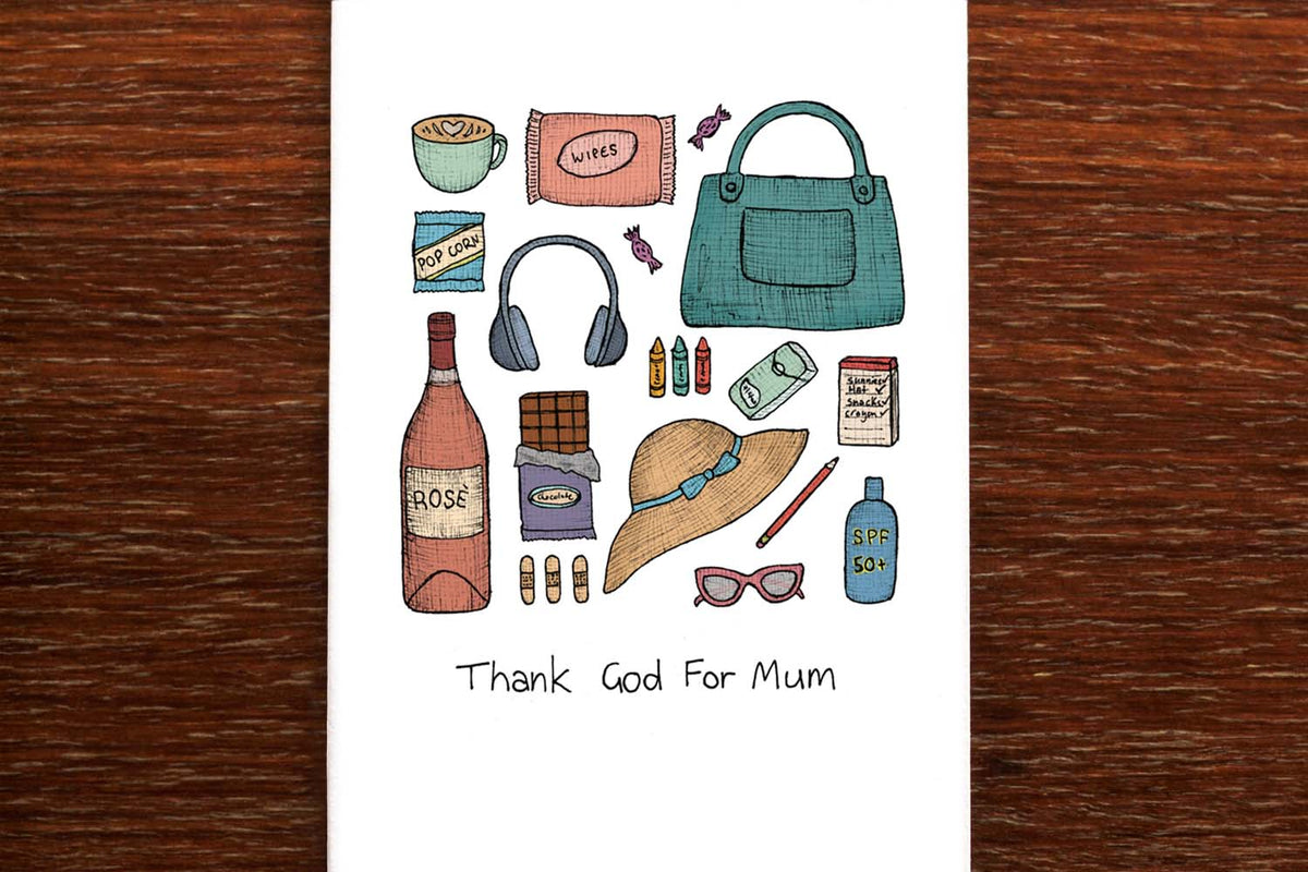 Thank God for Mum - Mother's Day Card