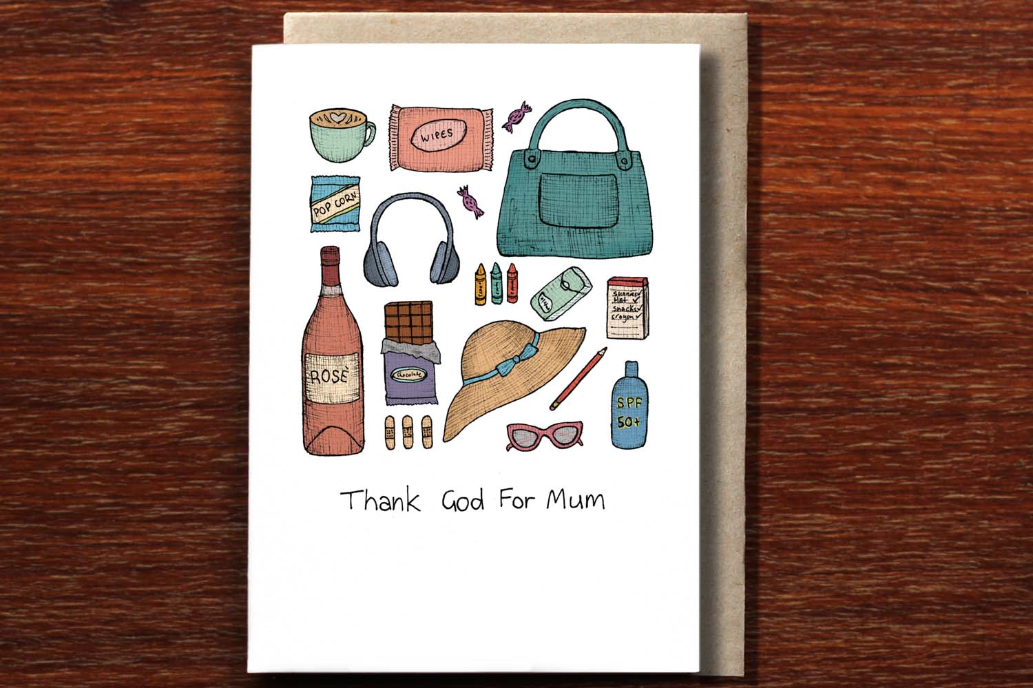 Thank God for Mum - Mother's Day Card