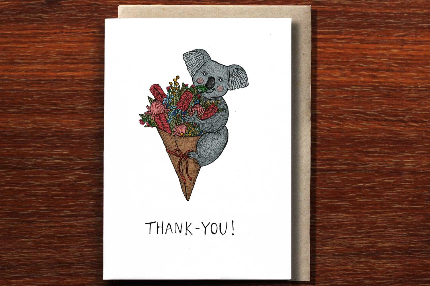 Thanks Koala - Australian Greeting Card