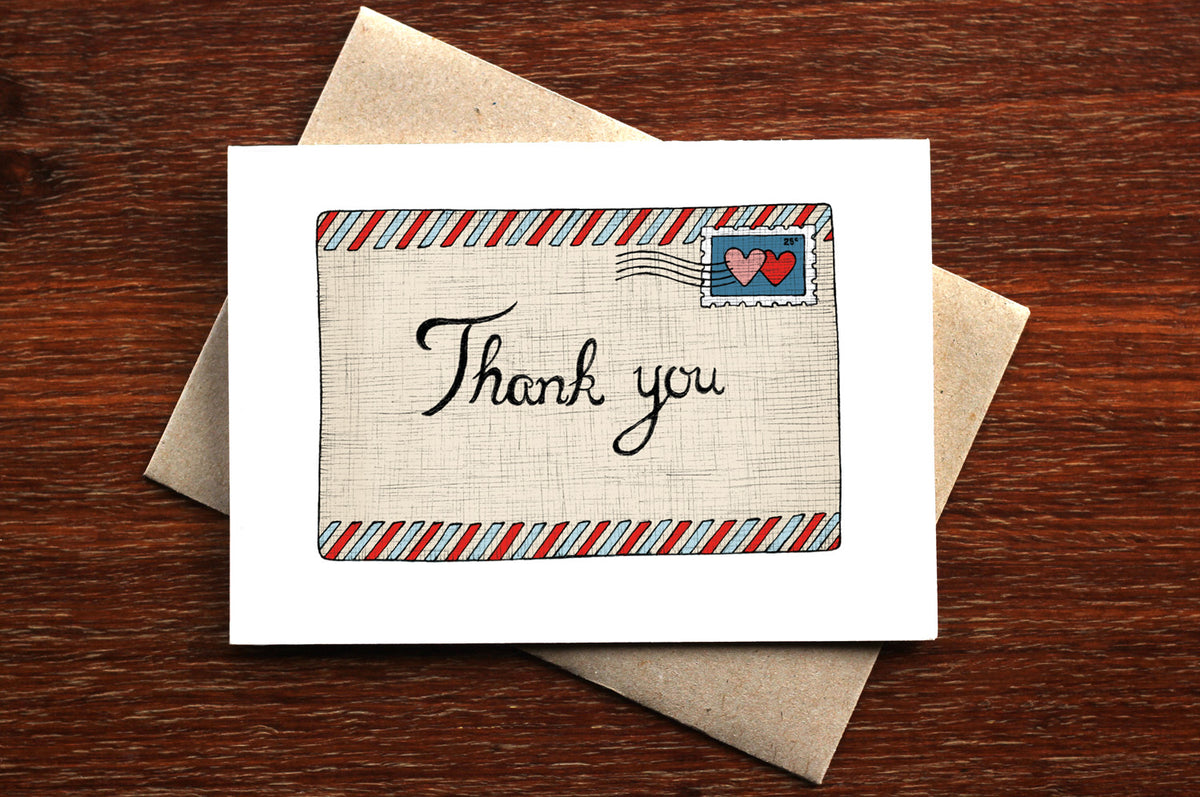 Thank You Letter - Thank You Greeting Card